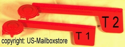 Mailboxflagge mit Halterung