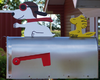 "Snoopy-Friends"  Edelstahl US-Mailbox