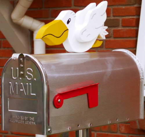 "Pelikan" Edelstahl US-Mailbox